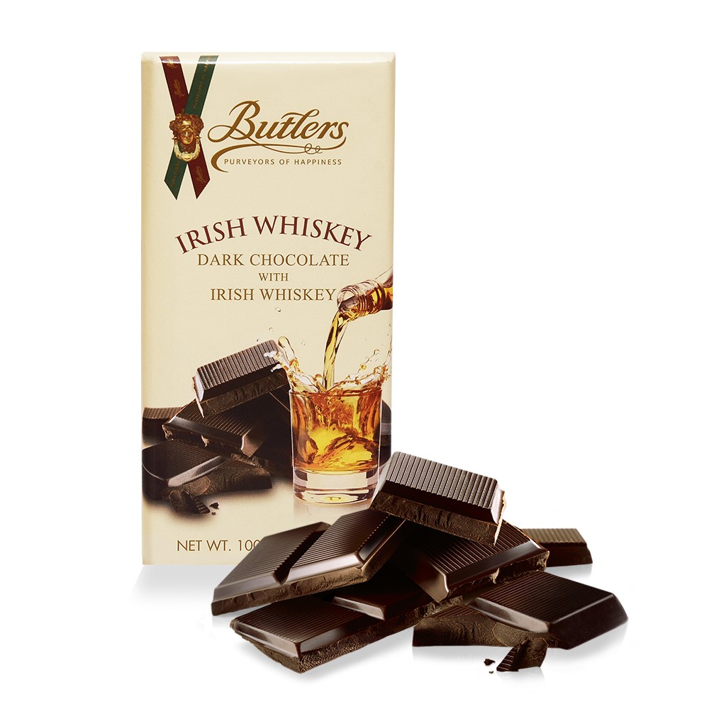 Irish Whiskey Dark Chocolate Bar