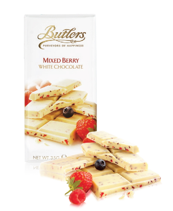 White Mixed Berry Chocolate Bar